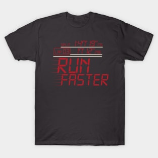 Running sport  typography. Athletics. T-Shirt